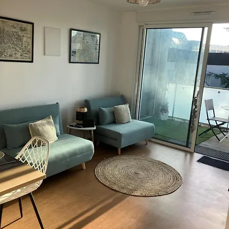 T2 Cosy Terrasse 13m2 Parking Gratuit